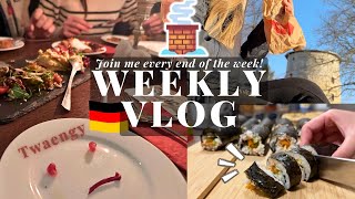 Living Alone in Germany - Winter walk, best soup for cold season, sister's birthday dinner 🍽️ | VLOG