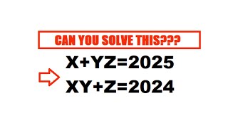The 2025 Math Trap | Only 1% Can See the Shortcut, Can you Solve It?