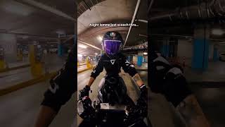 Entrance boom gates always be short, giving you that false sense of security 😅 #bikelife #motovlog