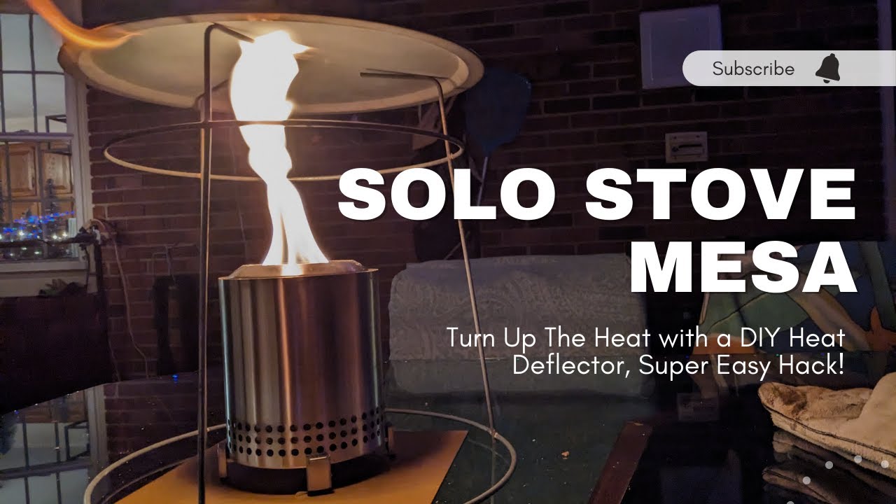 Solo Stove Mesa, Heat Deflector Easy DIY! Increase your Heat! YouTube