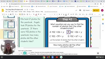 Two Step Word Problems #5   Google Slides