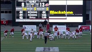 Alex Vitt 29 Yard Td P, Convert Good, Brings Score To 14-8 Bisons Over Dinos