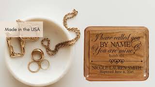 Jewelry for Baptism symbolizes a bond forever.