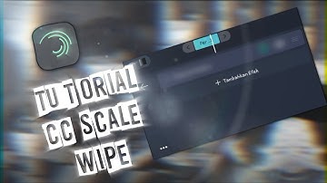 Tutorial stretch / cc scale wipe alight motion ae inspired