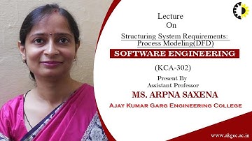 STRUCTURING SYSTEM REQUIREMENTS PROCESS MODELING DFD || SOFTWARE ENGINEERING || LECTURE 02 BY MS  AR