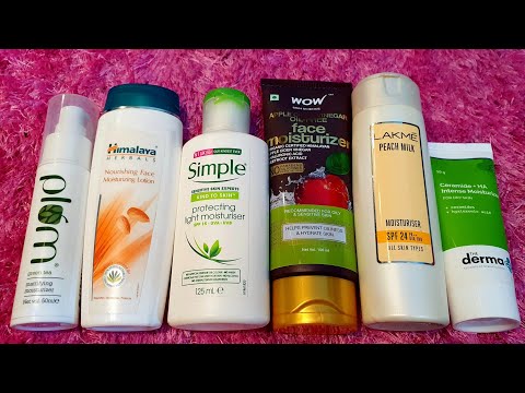TOP6 AFFORDABLE FACE MOISTURIZER FOR NORMAL,OILY, DRY,COMBINATION & SENSITIVE SKIN | RARA | SKINCARE