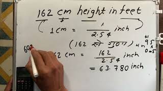162 Cm Height In Feet 162 Cm How Much Does A Person Fit 162 Height How Much Is It