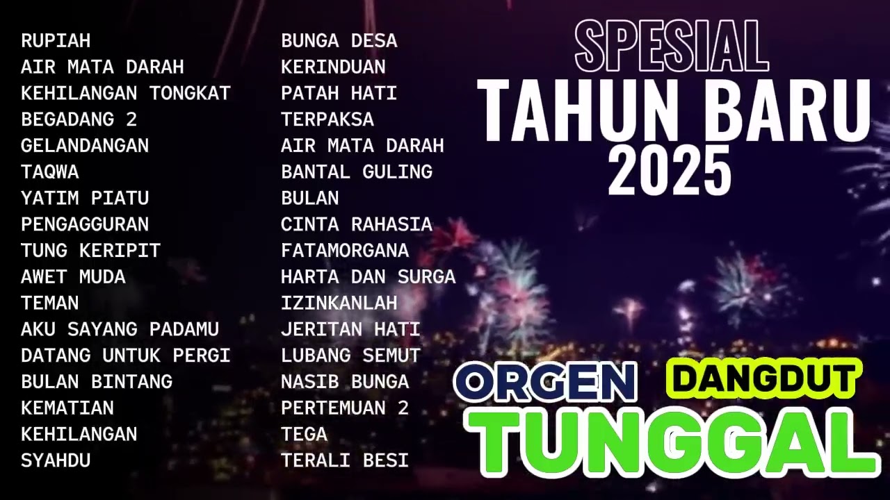 TANPA IKLAN ❗ ORGEN TUNGGAL SPESIAL TAHUN BARU 2025 FULL BASS