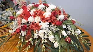 видео Венок на похороны из искусственных цветов