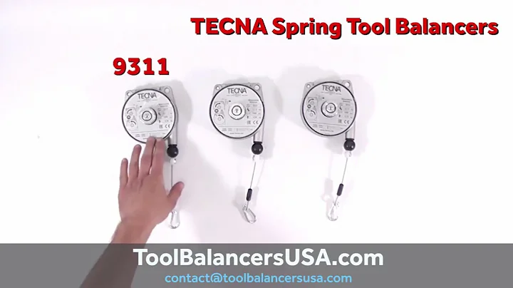 Introduction to TECNA spring tool balancers 9311, 9312 and 9313