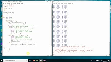 Python Dice Game Tutorial Part 2