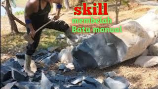 Batu segede ini, lek tris hanya butuhkan 20 menit,,, Ambyar..!!