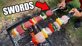 We Made Giant SWORD Kabobs