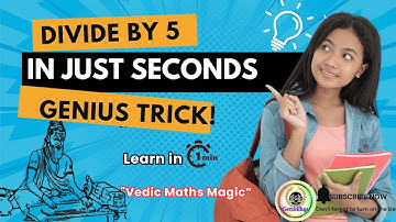Divide any number by 5 in Just Seconds – Genius Trick!