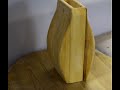 Ваза из дерева, без токарки!!! Ваза своими станками)) Vase made of wood.