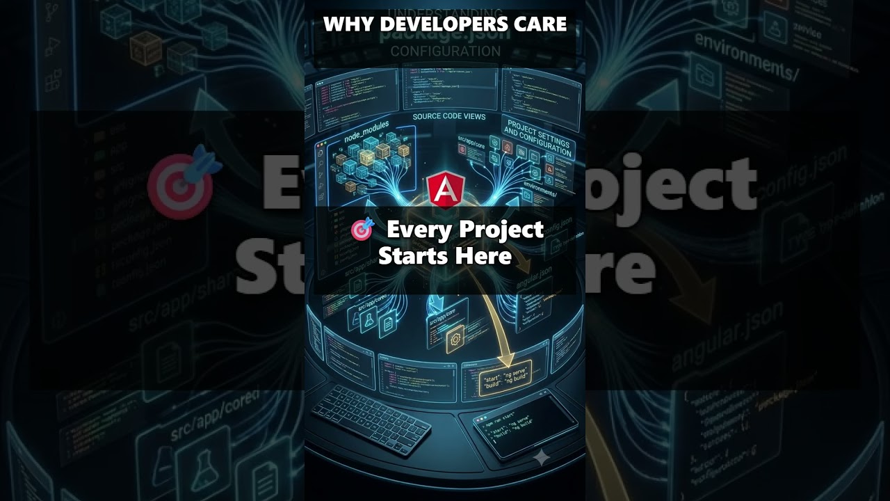 What is package.json  #angular  #javascript #webdevelopment