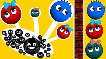 👹Lucky Balls - Erase sand game VS Kick & Break ragdoll lvl 1 to 100