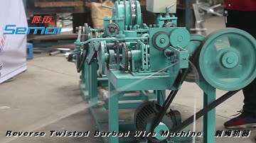 Reverse Twisted Barbed Wire Machine