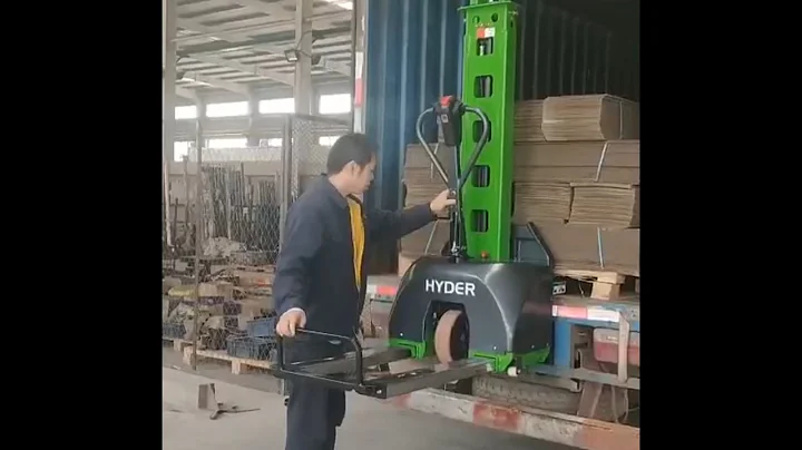 Self lifting stacker: 500kg Full electric  Self propelled  Pallet stacker that can climb truck