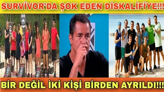 Survi̇vorda Şok Eden Di̇skali̇fi̇ye Bi̇r Deği̇l İki̇ Ki̇şi̇ Bi̇rden Ayrildi...