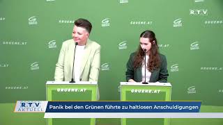 Panik bei den Grünen führte zu haltlosen Anschuldigungen gegen Mitbewerber