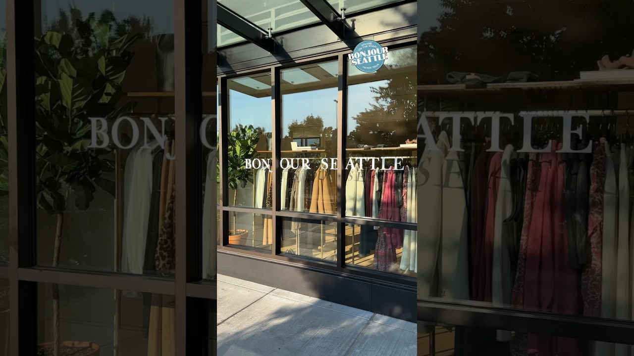 Quick shop tour of our Sézane store in Seattle ❤️ 