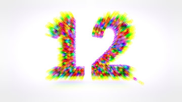 Learn Number 12 on 3d Color Balls | Sparta Chromatic Moves Effects (sponsored by preview2effects)