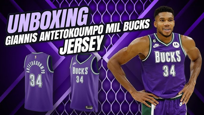 UNBOXING: Giannis Anetetokounmpo Milwaukee Bucks Nike Swingman Jersey, Earned Edition