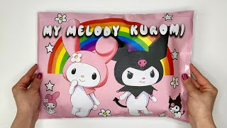 KUROMI and MELODY Blind Bags 🎀 ASMR | sanrio blind bag paper | Paper sanrio