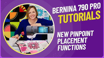 BERNINA 790 PRO NEW Pinpoint Placement Additions