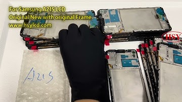 LCD With Frame Replacement For Samsung Galaxy A21S A217 LCD Screen Touch Digitizer Assembly Pantalla