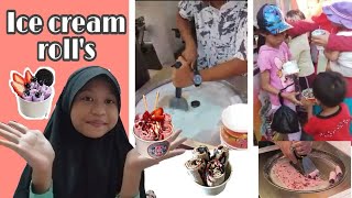 Nyobain Ice Cream Roll Dipasar Malem, Ternyata Enak Loh