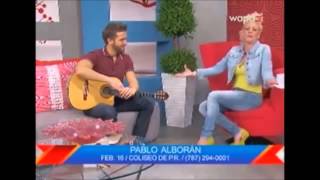 Pablo Alborán en "Pégate al mediodía"