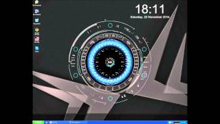 Rainmeter blue theme