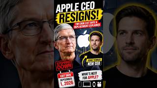 Apple CEO Resigns! Tim Cook Exit Date &amp; Replacement Explained.