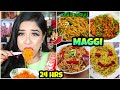 I only ate MAGGI for 24 HOURS Challenge!! Nilanjana Dhar