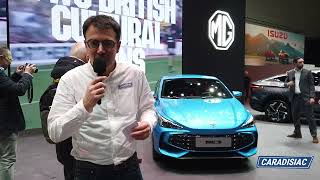 La nouvelle MG3 Hybrid+ en direct du salon de Genève 2024