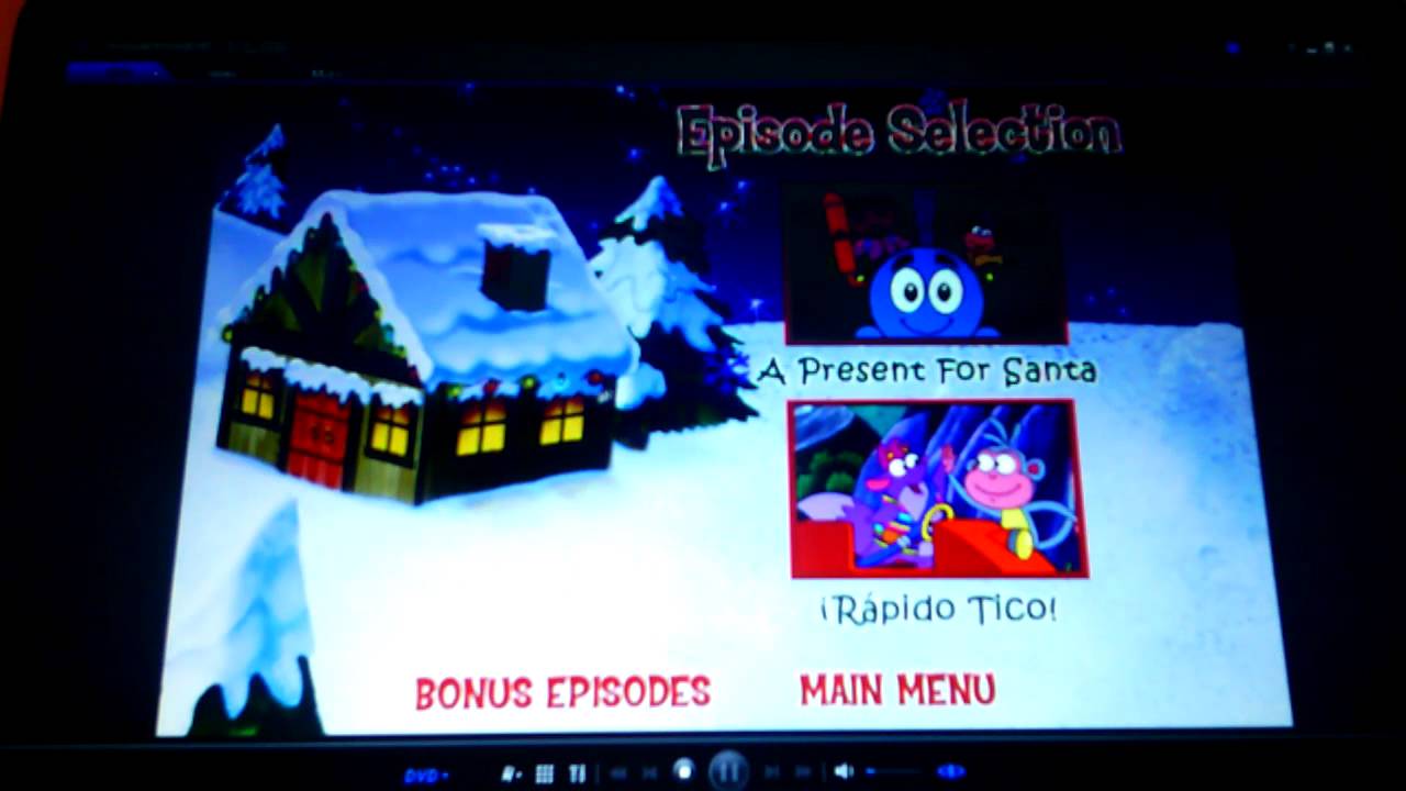 doras christmas menu walkthrough youtube doras christmas dvd