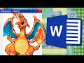 Hice POKEMON pero en WORD (Si, es posible...)