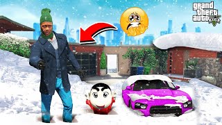 Franklin & Shinchan Survive Ultimate Coldest Day in GTA 5 || Gta 5 Tamil