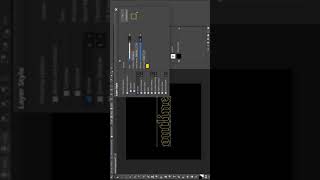 Photoshop Outline Text Tutorial