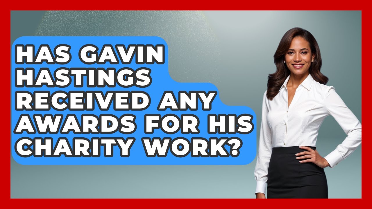 Has Gavin Hastings Received Any Awards For His Charity Work? - The Rugby Pros