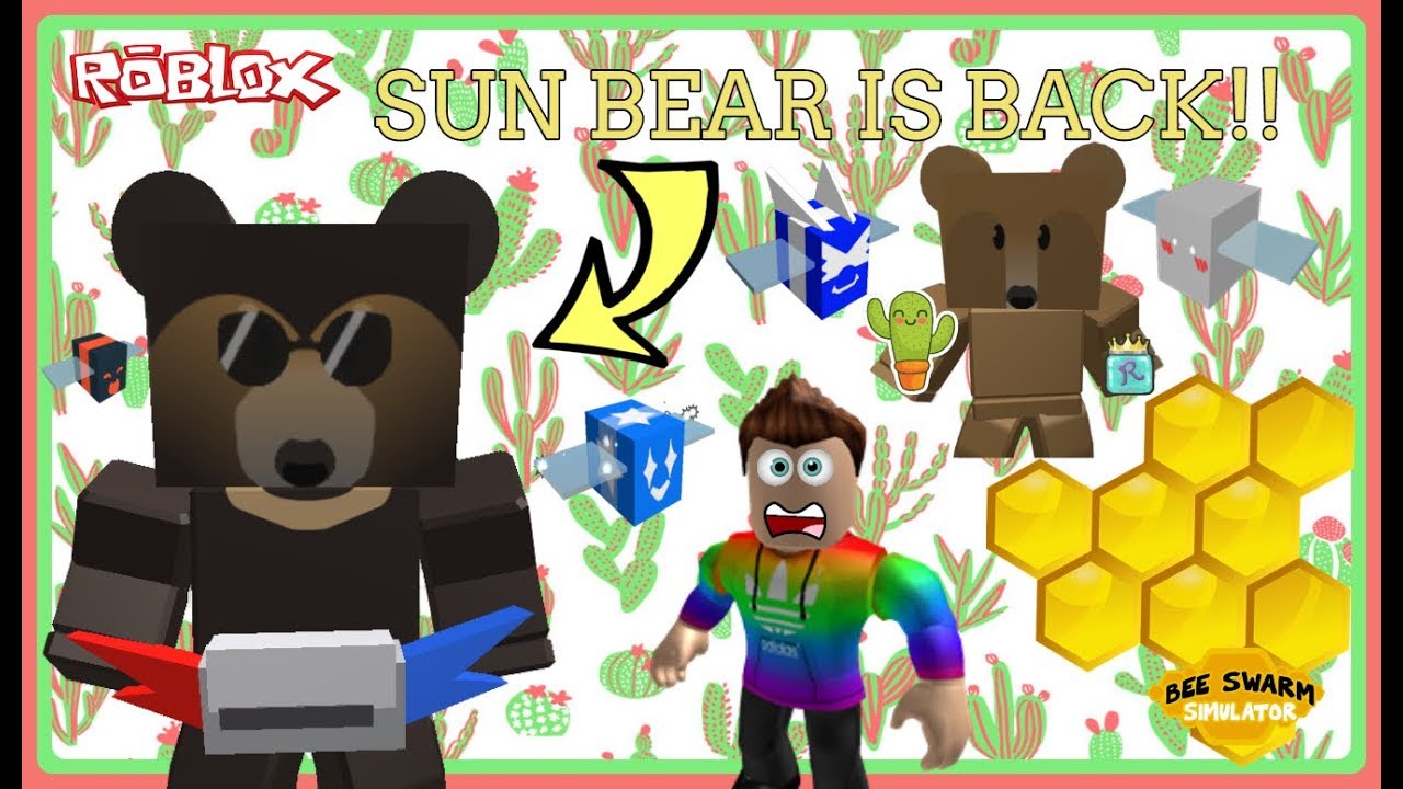 Sun Bear Is Back Roblox New Bee Swarm Simulator Activating