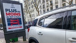 SUV à Paris : le poids des voitures peut devenir un véritable problème