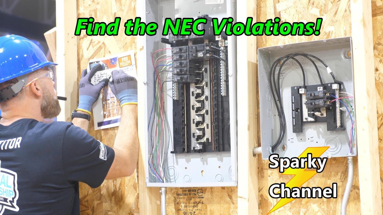 Find The NEC Code Violations IDEAL National Championship Code find-the-nec-code-violations-ideal-national-championship-code