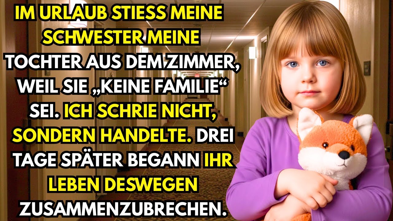 „Nur für Familie“, sagte meine Schwester & ließ meine Tochter barfuß im Flur zurück…
