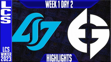 CLG vs EG Highlights | LCS Winter 2023 W1D2 | Counter Logic Gaming vs Evil Geniuses