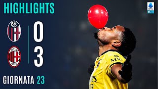 BOLOGNA-MILAN 0-3 | HIGHLIGHTS | 23ª GIORNATA | SERIE A ENILIVE 2025/26