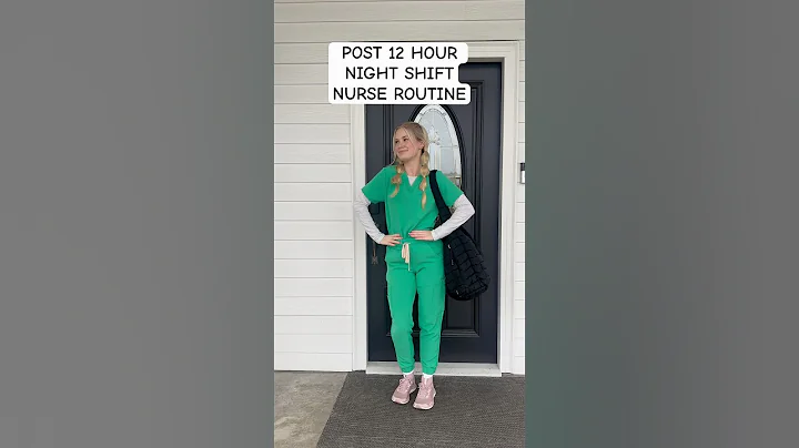 POST 12 HOUR NIGHT SHIFT NURSE ROUTINE #nurselife #nursing #dayinmylife #travelnurse #nightshift #rn