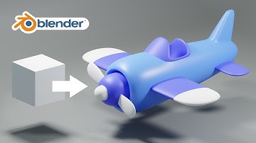 【blender初心者】飛行機を超簡単モデリング！